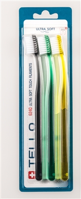 Tello 6240 Ultrasoft Toothbrush - 3 Pack
